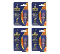 Dr.PAWPAW Peptide Lip Mask Multi-Purpose Plumping Balm 4 x 10ml | Made with Pawpaw, Aloe Vera, Olive Oil, Castor Oil & Natural Peptides. Use overnight or during the day for soft plump lips.