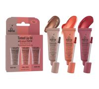 Dr.PAWPAW Tinted Lip Oil 3-Piece Set 3 x 8ml | Lightweight Hydrating Lip Oils with Sheer Tint, Glossy Vegan Finish for Soft, Nourished Lips and Everyday Care