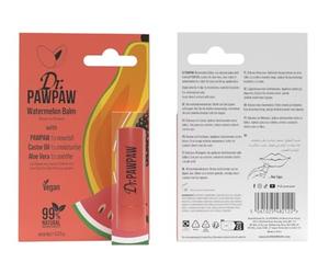 Dr.PawPaw Watermelon Balm - Multi-Purpose Hydration for Lips, Skin, Hair & Nails - Vegan Formula with 99% Natural Ingredients - Travel-Friendly - 4g