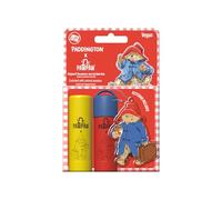 Dr.PAWPAW x Paddington Original & Strawberry Jam Lip Balm Duo (2 x 4g), With Paddington Keyring, Hydrating Lip Balms Set with Keyring, Nourishing, Soothing Makeup, Vegan Lip Care