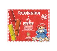 Dr.PAWPAW x Paddington Picnic Treats Set (3 x 4g), Lip Balm Set with Original Balm Stick, Orange Marmalade & Strawberry Jam Lip Balms, Hydrating, Nourishing Makeup, Vegan Lip Care