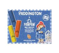 Dr.PAWPAW x Paddington Sweet Treats 3-Piece Lip Balm Set 3 x 4g | Original, Orange Marmalade and Hot Chocolate Travel Balms, Hydrating Vegan Lip Care Gift Set