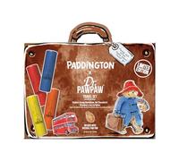 Dr.PAWPAW x Paddington Travel Set (4 x 4g), Lip Balm Set with Original Balm Stick, Orange Marmalade, Strawberry Jam & Hot Chocolate Lip Balms, Hydrating, Nourishing & Natural Makeup, Vegan Lip Care