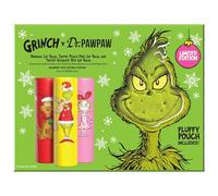 Dr.PAWPAW x The Grinch Original, Peach Pink & Ultimate Red Gift Set (3 x 4g) + Pouch, Hydrating & Tinted Lip Balm Trio, Nourishing PAWPAW-Infused Balms, Stocking Stuffers, Lip Care Gift