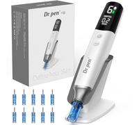 Dr. pen 2026 Latest Model M9 Microneedling Pen, Newly Upgraded with One-Key Automatic Depth Adjustment & Smart Anti-Counterfeit Chip, Built-in 700mAh Battery, Suitable for Face, Body (10 Cartridges)