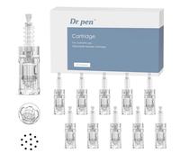 Dr.Pen A10 10 Pcs Microneedling Needles Dermapen Needles Disposable Replacement Cartridge Needles for Skin Care (12P)