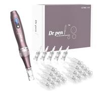 Dr. Pen A10 Professional Microneedling Pen with 25 Replacement Cartridges, 5 Speed adjustment & LED Display Derma pen for Hair Growth, Face, Body and Skin Care