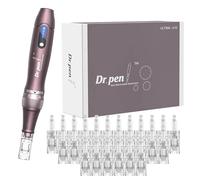 Dr. Pen A10 Wireless Beauty Pen Kit with LED Display & 5 Speed Levels, 28 Cartridges(12×12 Pin, 10×36 Pin, 6×NanoR), USB-C Rechargeable Design & Ergonomic Grip for Radiant Skin at Home or Studio