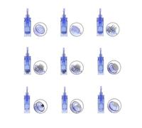 Dr. Pen A6-P9 Mixed Cartridges Set - 9 Types (9/12 / 24/36 / 42 Pin, Nano-R, Nano-S, Nano-3D, Nano-5D), Single-Use Sealed Tips for Home & Studio Use, Compatible with Dr Pen A6 Beauty Device