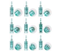 Dr. Pen A6S-P9 Mixed Cartridges Set - 9 Types (11/16 / 24/36 / 42 Pin, Nano-R, Nano-S, Nano-3D, Nano-5D), Single-Use Sealed Tips for Home & Studio, Compatible with Dr Pen A6S Beauty Device