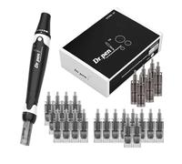 Dr. Pen A7 Beauty Pen Kit with 28 Replacement Cartridges (12×12 Pin, 10×36 Pin, 6×NanoR), Adjustable Speed & Length Control, Wired use,Metal Skincare Device for Smooth, Radiant Skin