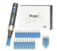 Dr. Pen A8S Wireless Beauty Device Kit with LED Display, 6 Speed Levels & 28 Cartridges (12×18 Pin, 10×36 Pin, 6×NanoR), USB Rechargeable Skincare Pen for Smooth, Radiant Skin at Home or Studio