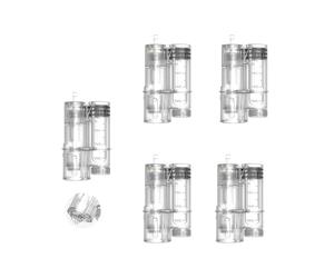 Dr Pen H6 36Pin Cosmetic Cartridges 5pcs - Disposable Tips for Facial Skincare Device, 3ml Serum Chamber, Twist Lock Design, Full Face Cheeks Jawline, Compatible with Dr PenH6 (36Pin,5Pcs)