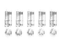 Dr. Pen H6-P5 Replacement Cartridges Set - 5 Mixed Tips (18 Pin / 36 Pin / 42 Pin/Nano-HR/Nano-HS), Dual-Chamber 3ml Reservoir, Single-Use Cosmetic Cartridges for Dr Pen H6 Beauty Device