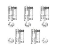 Dr. Pen H6 Replacement Cartridges Set P5 - 5 Types (18 Pin 36 Pin 42 Pin Nano HR HS) 3 ml Dual Chamber Reservoir Disposable Cartridges Beauty Pen Accessories Skin Care Compatible with Dr Pen H6 for