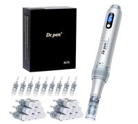 Dr.pen M7S Microneedling Pen, 2025 Dr.pen's Latest Model, Anti-Wrinkles and Scars, Dr.pen Microneedling with 27Pcs Cartridges(9 Models), Professional Microneedling for Face/Body/Hair Growth, Silver