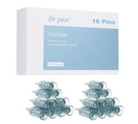 Dr.pen M8 Cartridges 16 Pins, 20Pcs Dr.pen Cartridges for Microneedling Pen M8/M7S Model, Authentic Disposable Microneedling Cartridges (16 Pins, 20Pcs)