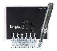 Dr Pen M8, Dermapen Wireless Electric m8 Microneedling Pen with 36PIN х1, 11 PIN х1 and Nano Round х1 Cartridges Needles, 6 Speed Levels and 0-2.5 mm Depth Adjustable