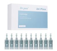 Dr.pen M8/M7S Cartridges 24 Pins, 10Pcs Dr.pen Replacement Cartridges for Microneedling Pen M8/M7S Model, Authentic Disposable Microneedling Cartridges (24 Pins, 10Pcs)
