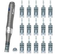 Dr Pen M8 Replacement Cartridges Nano 3D 15pcs Set for Cosmetic Skincare Routine and Daily Beauty Care, Face Use, Home or Beauty Salon, Precision Detail Control, Compatible with Dr Pen M8 and M7S