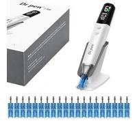 Dr. Pen M9 Microneedling Pen, Wireless Skin Care Device with LED Display, 15-Level Depth Control (0-2.5mm), 6 Speeds, Smart Cartridge Recognition, Includes 22 Cartridges