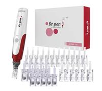 Dr.pen N2 wireless Beauty Pen Set with 28 Cartridges (12×12Pin, 10×36Pin & 6×NanoR), 5-Speed Adjustable, Type-C Rechargeable Design with LED Display and Anti-Slip Grip,Lightweight and portable