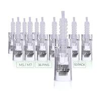 Dr. Pen Ultima M5 M7 Replacement Cartridges - (10 PACK) - 36 Pins (0.25mm) Bayonet Slot - Disposable Replacement Parts