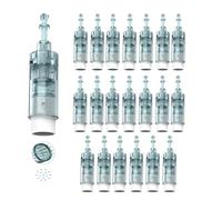 Dr.pen Ultima M8 16 Pin Replacement Cartridges, Original Dr Pen Replacement Part for Microneedling Pen M8 Model, Authentic Disposable Replacement Cartridges (16 PIN, 20Pcs)