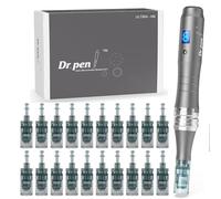 Dr. Pen Ultima M8 Microneedling Pen Professional Derma Auto Pen with 22 Pcs Needle Cartridges (16pins x12+ 36pins x10)