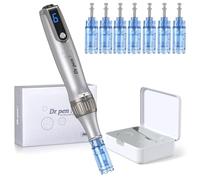Dr.pen Ultima M8S Microneedling Pen, Dr.pen Microneedling with 7Pcs Microneedling Cartridges, 6 Speeds, 0-2.5 mm Adjustable Depth, Wireless Microneedling for Skin Care Hair Growth, Gifts for Women