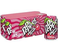Dr Peper Original Sparkling Soft Drink, 8 x 330ml Cans, Fizzy Carbonated Beverage Pack (Dr Peper Zero Sugar Cherry Crush 8x330ml)