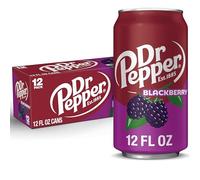 Dr Pepper Blackberry Soda, 12 x 355ml Cans, 12 oz Fridge Pack