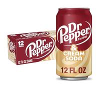 Dr Pepper Drink Can 355ml Pack, Cream Soda, 4260 millilitre, (Pack of 12)