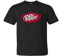 Dr Pepper - Drinks Logo Men's T-Shirt Black L
