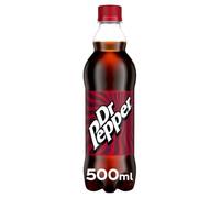 Dr Pepper Iconic Unique Sparkling Soft Drink (24 Bottles x 500ml, Original)