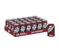 Dr Pepper Iconic Unique Sparkling Soft Drink (24 Cans x 330ml, Original)