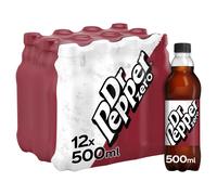 Dr Pepper PET Cola Zero 500 ml (Pack of 12)