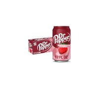 Dr Pepper Strawberries and Cream Soda 12 fl oz cans 12 Pack