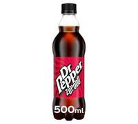 Dr Pepper Zero No Sugar Bottles 500ml (12 x 500ml Bottles)
