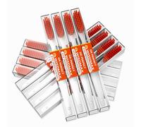 DR PERFECT Extra Hard Toothbrushes Firm Toothbrush for Smoker's Teeth Whitening Pack of 12