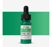 Dr. Ph. Martin's : Hydrus Liquid Watercolour Paint : 15ml : Viridian Green