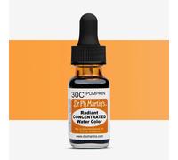Dr. Ph. Martin's : Radiant Watercolour Paint Dye : 15ml : Pumpkin