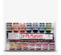 Dr. Ph. Martin's : Radiant Watercolour Paint : Dye : 15ml : Set D (43 To 56)