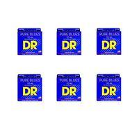 DR-PHR10-6PAK - DR Strings Pure Blues Pure Nickel Wrap Round core 10-46 - 6 PAK
