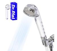Dr. Piel Shower Head, High Pressure, Impurity & Chlorine Removal, Skin & Hair Care, NSF Certified, Easy Installation