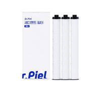 Dr.Piel Shower Head Impurities Replacement Filter (3EA) - Removes Impurities, Water Saving, Compatible with Dr.Piel Shower BASIC, WIDE and LITE
