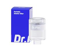 Dr. Piel Shower Filter for travel - Travel Essentials Shower Filter, Ultra Small & Light, Improves the condition of your skin & hair, Easy Installation