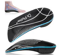 DR. POTTER+ 3/4 Plantar Fasciitis Insoles, High Arch Support Inserts for Flat Feet, Over-Pronation and Foot Pain, Metatarsal Support Insoles for Metatarsalgia (Large(Men's 9-11, Women's 10-12))
