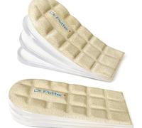 DR. POTTER+ 4-layer insoles with adjustable height, 1" heel lift for leg length discrepancies, heel pads for heel spurs and pain