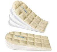 DR. POTTER+ 4-layer insoles with adjustable height, 1" heel lift for leg length discrepancies, heel pads for heel spurs and pain